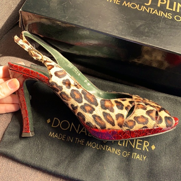 Donald J Pliner Zilla 106 Pumps Faux Fur - Picture 7 of 12